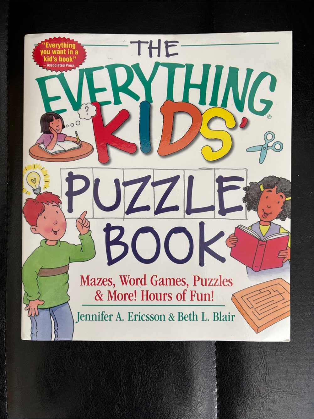 The Everything Kids' Puzzle Book - Colorful Kids Activity Puzzle Book